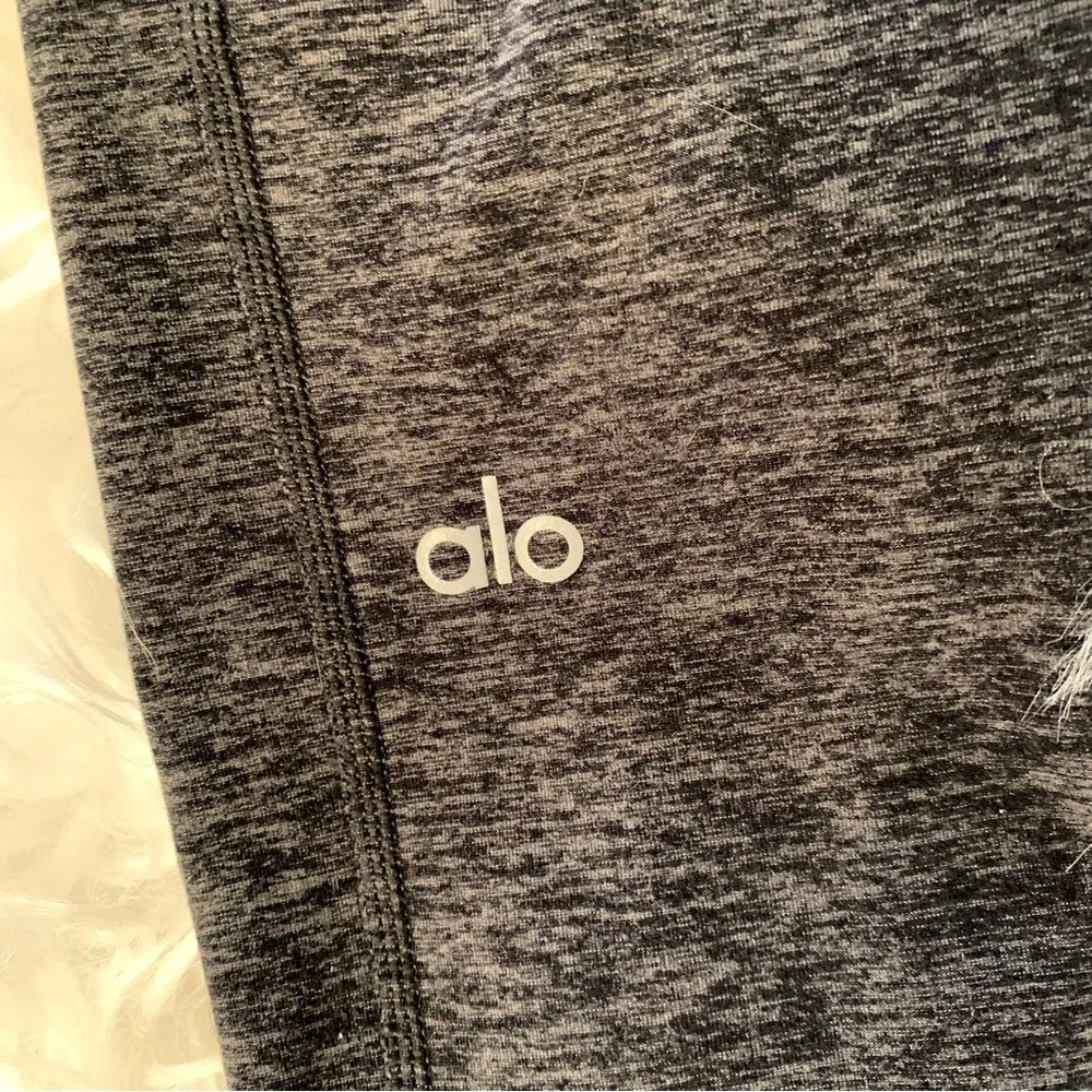 Alo Yoga Alosoft High Waist Lounge Legging Dark Heather Gray XS Activewear